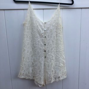 Like New Urban Outfitters Lace Romper